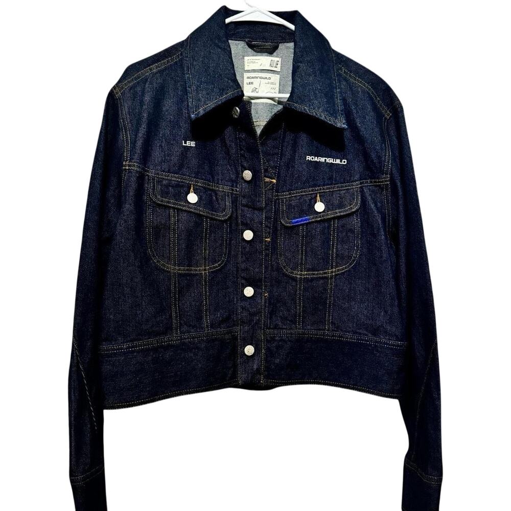 Unisex Lee x Roaringwild Cropped Rider Denim Jacket